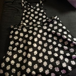 Hot topic ghost overall dress